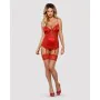 Bas avec porte jarretelles Obsessive Lovica stockings Rouge L/XL de Obsessive, Bonneterie - Réf : M0400759, Prix : 7,45 €, Re...