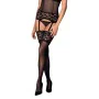 Strümpfe mit Strumpfband Obsessive Letica Schwarz S/M von Obsessive, Strumpfwaren - Ref: M0400766, Preis: 6,09 €, Rabatt: %