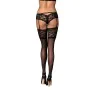 Strümpfe mit Strumpfband Obsessive Letica Schwarz S/M von Obsessive, Strumpfwaren - Ref: M0400766, Preis: 6,09 €, Rabatt: %