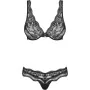 Unterwäsche-Set Obsessive Luvae Schwarz L/XL von Obsessive, Dessous-Sets - Ref: M0400814, Preis: 18,00 €, Rabatt: %