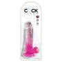 Consolador Pipedream King Cock Clear TPE Rosa de Pipedream, Consoladores realistas - Ref: S9406972, Precio: 21,09 €, Descuent...