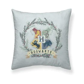 Fodera per cuscino Harry Potter Hogwarts Christmas Grigio chiaro 50 x 50 cm di Harry Potter, Copricuscini e federe - Rif: S98...