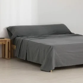 Bedding set SG Hogar Anthracite Single by SG Hogar, Sheets and pillowcases - Ref: S9802940, Price: 32,25 €, Discount: %