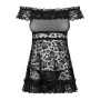 Babydoll Obsessive Flores Preto S/M de Obsessive, Camisolões - Ref: M0400870, Preço: 19,11 €, Desconto: %