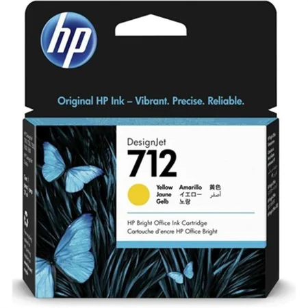 Tinteiro de Tinta Original HP HP 712 Amarelo de HP, Toners e tinta de impressora - Ref: S9900024, Preço: 39,18 €, Desconto: %