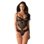 Lacy Bodysuit Alluria Obsessive 12844 Black L/XL by Obsessive, Teddies & Bodysuits - Ref: M0400871, Price: 20,98 €, Discount: %