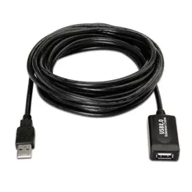 Câble USB 2.0 Aisens A101-0019 Noir 10 m de Aisens, Câbles USB - Réf : S9900325, Prix : 11,69 €, Remise : %