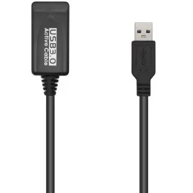 Cable Alargador USB Aisens A105-0525 Negro 5 m (1 unidad) de Aisens, Cables USB - Ref: S9900352, Precio: 16,06 €, Descuento: %