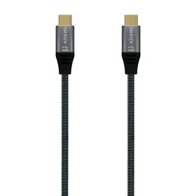 Cabo USB-C Aisens A107-0634 2 m Cinzento (1 Unidade) de Aisens, Cabos USB - Ref: S9900373, Preço: 9,62 €, Desconto: %