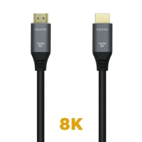 Cable HDMI Aisens A150-0426 Negro Negro/Gris 1 m de Aisens, Cables HDMI - Ref: S9900847, Precio: 7,79 €, Descuento: %