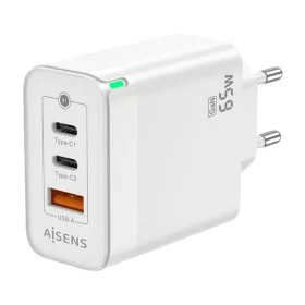 Chargeur mural Aisens ASCH-65W3P007-W 65 W (1 Unité) de Aisens, Porte-clés - Réf : S9900957, Prix : 19,52 €, Remise : %