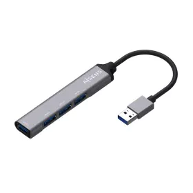 Hub USB Aisens A106-0540 Cinzento (1 Unidade) de Aisens, Hubs de rede - Ref: S9900989, Preço: 11,63 €, Desconto: %