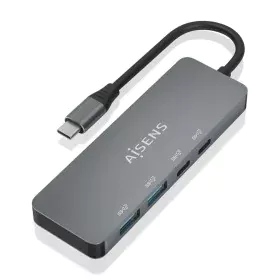 Hub USB Aisens A109-0694 Cinzento (1 Unidade) de Aisens, Hubs de rede - Ref: S9900998, Preço: 18,79 €, Desconto: %