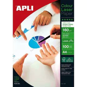 Papier Photo Glacé Apli 11817 100 Volets Double face de Apli, Papier d'impression - Réf : S9901297, Prix : 16,20 €, Remise : %