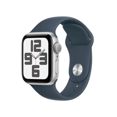 Montre intelligente Apple MRE13QL/A Bleu Argenté 40 mm de Apple, Montres connectées - Réf : S9901643, Prix : 280,60 €, Remise...