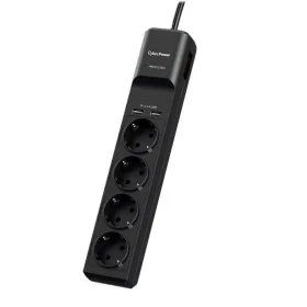 Extensão com 4 tomadas com interruptor Cyberpower P0420SUD0-DE (1,8 m) de Cyberpower, Réguas - Ref: S9902933, Preço: 16,83 €,...