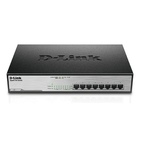 Switch de Sobremesa D-Link DGS-1008MP de D-Link, Switches de red - Ref: S9903040, Precio: 120,18 €, Descuento: %