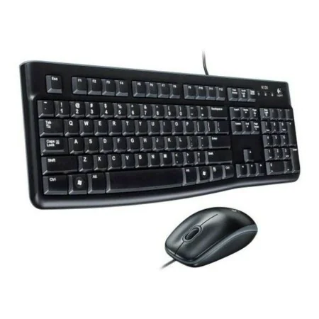 clavier et souris Logitech 920-002550 Noir Espagnol Qwerty de Logitech, Ensembles Clavier et Souris - Réf : S9904570, Prix : ...