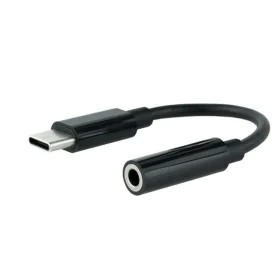 USB-C to Jack 3.5 mm Adapter NANOCABLE 10.24.1205 11 cm Black by NANOCABLE, Cables - Ref: S9904856, Price: 4,44 €, Discount: %