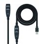 Verlängerungskabel mit USB NANOCABLE 10.01.0312 Schwarz 10 m von NANOCABLE, USB-Kabel - Ref: S9904896, Preis: 37,06 €, Rabatt: %