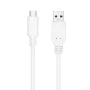 USB-C Cable to USB NANOCABLE 10.01.4000-W White 50 cm (1 Unit) by NANOCABLE, USB Cables - Ref: S9904921, Price: 4,63 €, Disco...