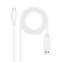 Cable USB-C a USB NANOCABLE 10.01.4000-W Blanco 50 cm (1 unidad) de NANOCABLE, Cables USB - Ref: S9904921, Precio: 4,63 €, De...