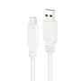 Cable USB-C a USB NANOCABLE 10.01.4000-W Blanco 50 cm (1 unidad) de NANOCABLE, Cables USB - Ref: S9904921, Precio: 4,63 €, De...