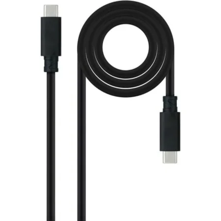 USB-C Cable NANOCABLE 10.01.4101-L150 Black 1,5 m (1 Unit) by NANOCABLE, USB Cables - Ref: S9904929, Price: 8,76 €, Discount: %