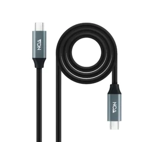 Cable USB-C NANOCABLE 10.01.4301-L150 Negro 1,5 m 4K Ultra HD (1 unidad) de NANOCABLE, Cables USB - Ref: S9904938, Precio: 9,...