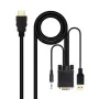 Adaptador HDMI a VGA con Audio NANOCABLE 10.15.4350 1,8 m Negro de NANOCABLE, Adaptadores DVI-HDMI - Ref: S9905017, Precio: 1...