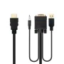 Adaptador HDMI a VGA con Audio NANOCABLE 10.15.4350 1,8 m Negro de NANOCABLE, Adaptadores DVI-HDMI - Ref: S9905017, Precio: 1...