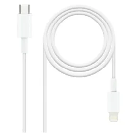 Cabo Lightning NANOCABLE 10.10.0601 1 m Branco de NANOCABLE, Cabos Lightning - Ref: S9905253, Preço: 4,97 €, Desconto: %