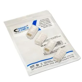 Conector RJ45 Categoría 5 UTP NANOCABLE 10.21.0102-100 100 pcs Transparente de NANOCABLE, Cables Ethernet - Ref: S9905260, Pr...