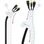 Cable Organiser NANOCABLE 10.36.0002-W White Plastic by NANOCABLE, Cable Organisers - Ref: S9905288, Price: 5,05 €, Discount: %