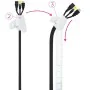 Cable Organiser NANOCABLE 10.36.0002-W White Plastic by NANOCABLE, Cable Organisers - Ref: S9905288, Price: 5,05 €, Discount: %