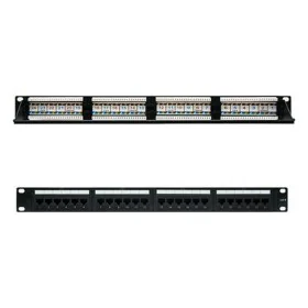 Patch Painel 24 Portas UTP Categoria 6 NANOCABLE 10.21.3124 19" RJ45 Preto de NANOCABLE, Cabos Ethernet - Ref: S9905291, Preç...