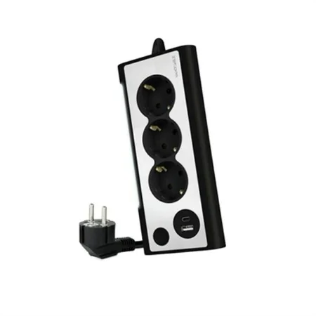 Schuko 3 Way Multi-socket Adapter NANOCABLE 10.37.0013-BK by NANOCABLE, Mobile Bases - Ref: S9905301, Price: 17,91 €, Discoun...