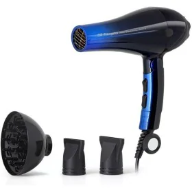 Sèche-cheveux Orbegozo SE2085 2200 W Noir Noir/Bleu de Orbegozo, Sèche-cheveux et diffuseurs sèche-cheveux - Réf : S9905690, ...