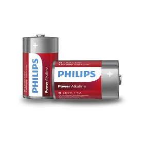 Piles Alcalines Philips Batería LR20P2B/10 1,5 V de Philips, Piles jetables - Réf : S9905879, Prix : 4,97 €, Remise : %