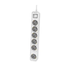 Regleta Enchufes 6 Tomas con Interruptor Philips CHP2164W/62 (1,5 m) de Philips, Regletas - Ref: S9905891, Precio: 9,34 €, De...