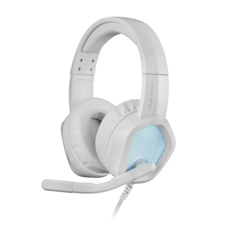 Casque avec Microphone Gaming Mars Gaming MH320W LED RGB Stéréo Gris de Mars Gaming, Accessoires - Réf : S9907090, Prix : 24,...