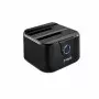 Dock Station Dual TooQ TQDS-802B 2.5" / 3.5" SATA USB 3.0 Preto de TooQ, Bases de ligação - Ref: S9907443, Preço: 27,95 €, De...