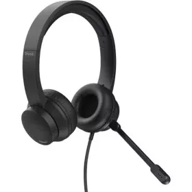 Auriculares con Micrófono Trust 25087 Negro de Trust, Auriculares con micrófonos - Ref: S9907968, Precio: 18,73 €, Descuento: %