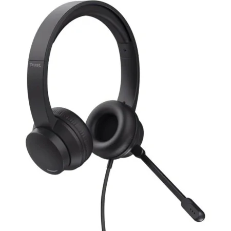 Auriculares con Micrófono Trust 25087 Negro de Trust, Auriculares con micrófonos - Ref: S9907968, Precio: 17,39 €, Descuento: %