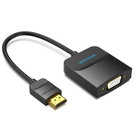 Adaptateur HDMI vers VGA Vention 42154 Noir 15 cm de Vention, Adaptateurs DVI-HDMI - Réf : S9908240, Prix : 7,87 €, Remise : %