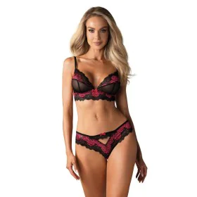 Ensemble de Lingerie Obsessive Tulia Noir S/M de Obsessive, Ensembles sexy - Réf : M0400951, Prix : 19,11 €, Remise : %