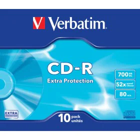 CD-R Verbatim 43415 700 MB (10 Unità) di Verbatim, Consumabili di archiviazione - Rif: S9910003, Prezzo: 8,51 €, Sconto: %