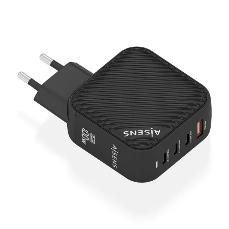 Wall Charger Aisens ASCH-100W4P029-BK 100 W Black (1 Unit) by Aisens, Chargers - Ref: S9910638, Price: 39,18 €, Discount: %