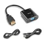 Adaptador HDMI a VGA NGS CHAMALEON 15 cm Negro de NGS, Cables HDMI - Ref: S9911470, Precio: 6,16 €, Descuento: %