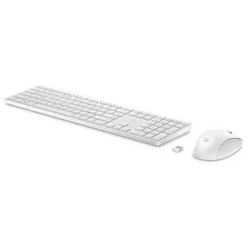 Clavier et souris sans fil HP 4R016AA Blanc Espagnol Qwerty de HP, Ensembles Clavier et Souris - Réf : S9912553, Prix : 76,19...